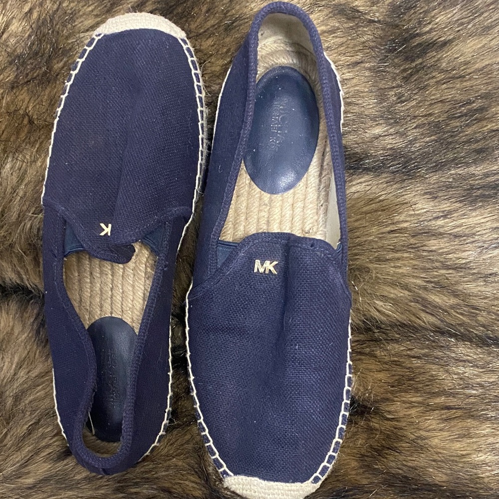 Michael Kors Navy Espadrilles